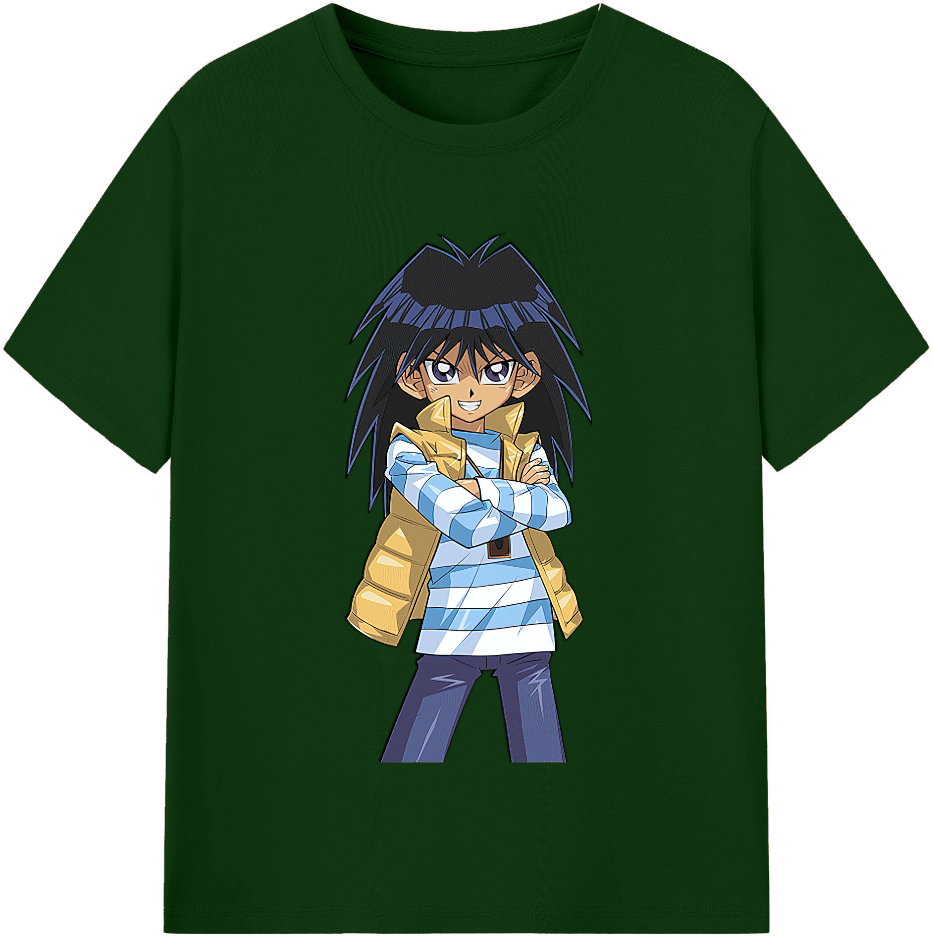 （画像用） 遊☆戯☆王 Yu-Gi-Oh! 綿100％半袖Tシャツ（フロントプリント）